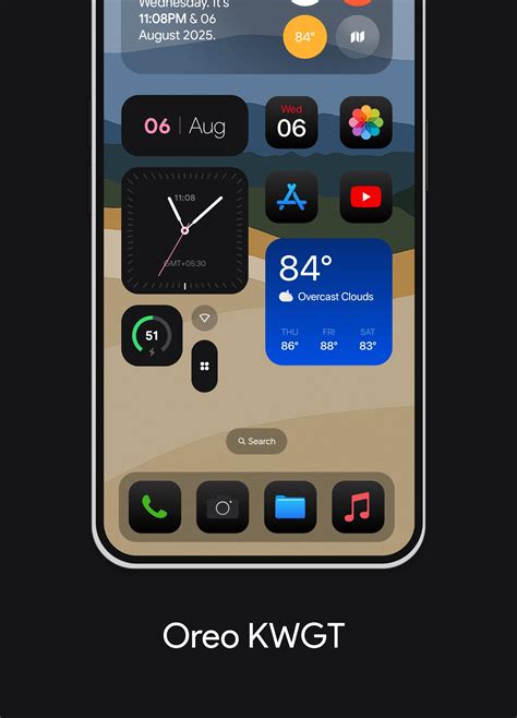 Oreo KWGT Latest Version 6.1 for Android