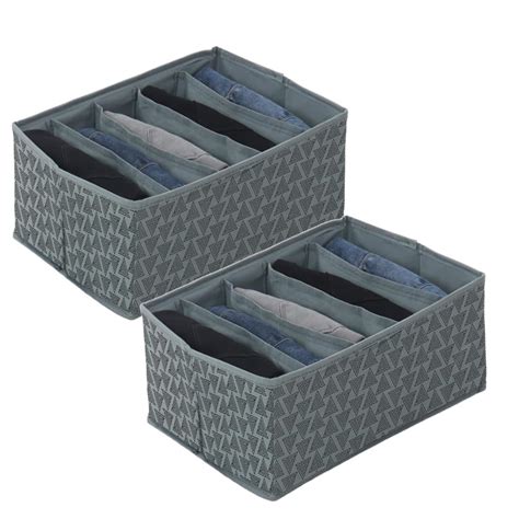 DOUBLE R BAGS Clothes Drawer Organizer For Jeans,Wardrobe Clothes ...