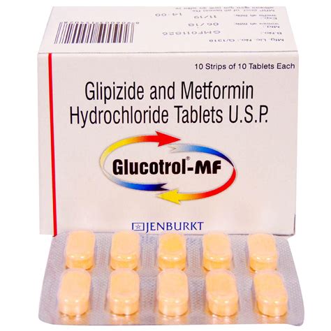 Glucotrol Mf Tablet - Manage Blood Sugar Levels Efficiently