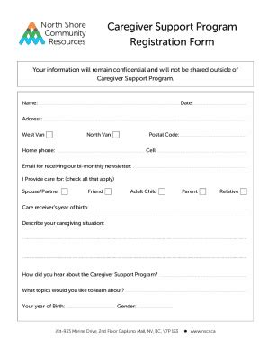 Fillable Online Caregivers FIRST - VA Caregiver Support Program - VA ...