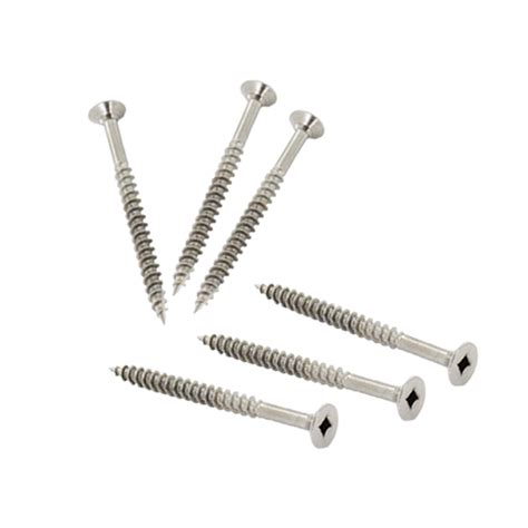 TDX Stainless Steel Wood Screw 50mm - Pack of 10 - Trade Depot