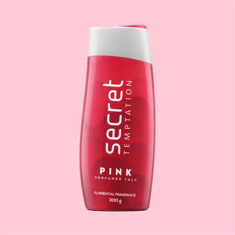 Pink Talc 300gm | Fragrance Talcum Powder | Secret Temptation