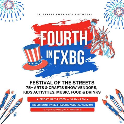 4th in Fredericksburg , Riverfront Park, Fredericksburg, 4 July 2025 ...