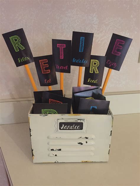 Retirement Gift Card Gift Retirement Gift Basket Teacher Retirement