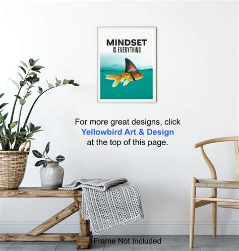 Buy Mindset is Everything - Motivational Wall Art Poster for Home ...