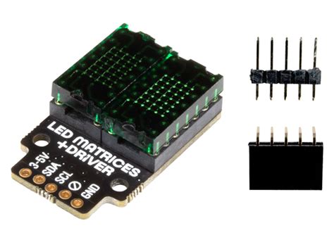 PIM527 LED Dot Matrix Breakout - Green - Pimoroni | Mouser