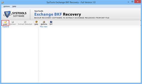 Restore Exchange Mailbox BKF Tool – Efficiently Recover EDB Backup File