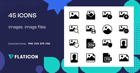 Images image files Icon Pack | 45 .SVG Icons