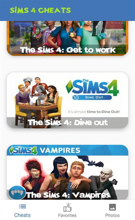 Sims 4 Cheats APK für Android herunterladen