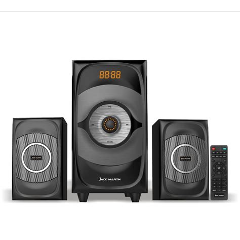 JACK MARTIN 668 2.1 Bluetooth/SD Card Multimedia Speaker System with ...