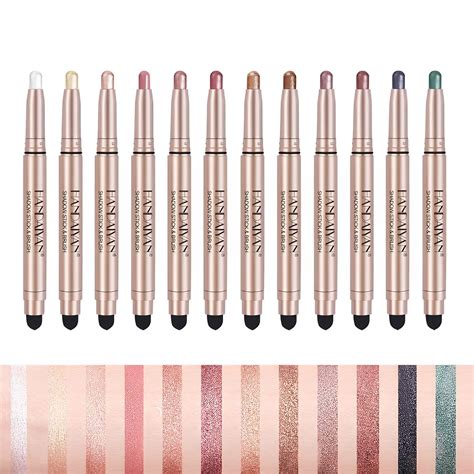 Buy TLISMI Metallic Double headed Waterproof Bright Colored Eyeshadow ...