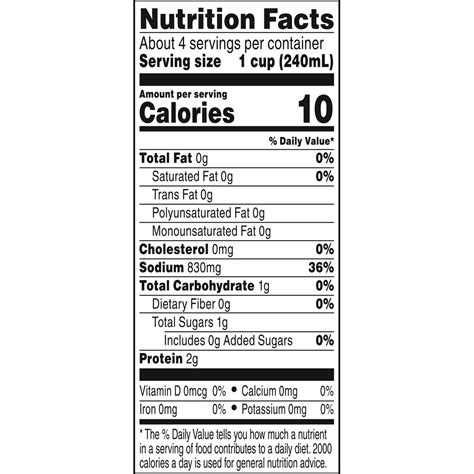 Swanson Broth, Beef-Nutrition-Facts