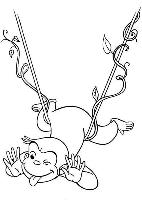 Free printable curious george coloring pages for kids – Artofit