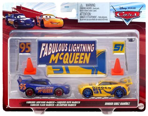 Pixar Cars Lightning Mcqueen Dinoco