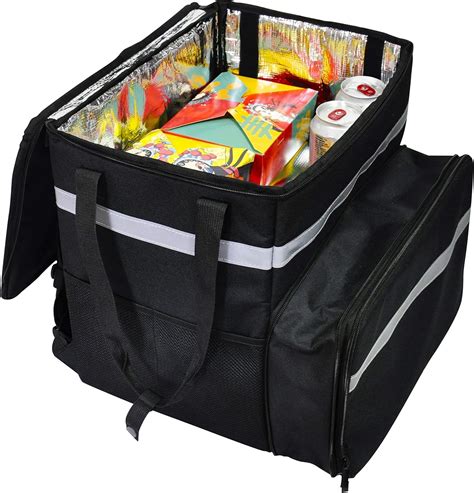 Buy Food Delivery Backpack, Insulated Hot Thermal Pizza Bag for Uber ...