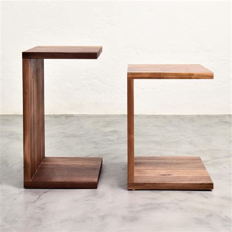 Elegant Side Table C Shape Design for Modern Living Spaces