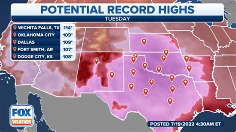 Potentially deadly, record-breaking heat continues to bake the central ...