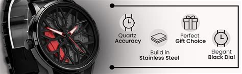 ON TIME OCTUS 360° Spinning Rotating Car Wheels Gyro Men's Sport Watch ...