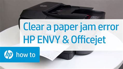 HP ENVY 7640, Officejet 5740, 8040 Printers - Paper Jam Error | HP® Support