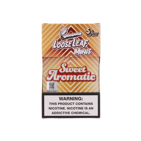 SWEET AROMATIC LOOSELEAF MINIS (40 COUNT) - Loose Leaf Wraps - Loose ...