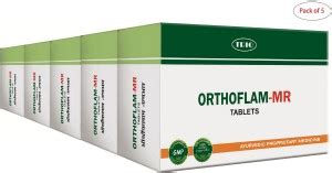 Trio Orthoflam-MR Tablets, 5 Stripes, 50 Tablets Price in India - Buy ...