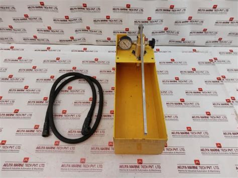 Rems Push Hand Pressure Testing Pump 0-860 Psi 0-60 Bar Cl. 1.6 En 837 ...