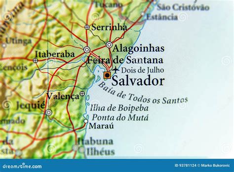 Map Of Brazil Salvador