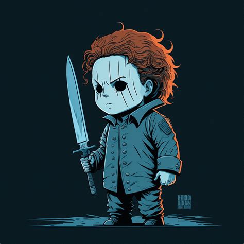 Animated Horror Movie Killers : r/midjourney