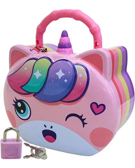 Unicorn Money Bank for Kids, Kids Coin Box, Cartoon Toy, Piggy Bank for ...