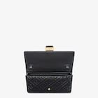 Wallet On Chain Baguette Leather Black | Fendi