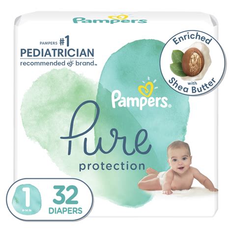 Pampers Pure Diapers With Shea Butter at Justin Northcote blog
