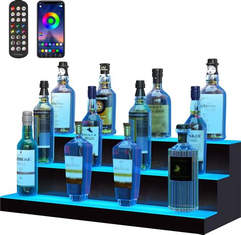 VEVOR LED Lighted Liquor Bottle Display, 3 Tiers 30 India | Ubuy