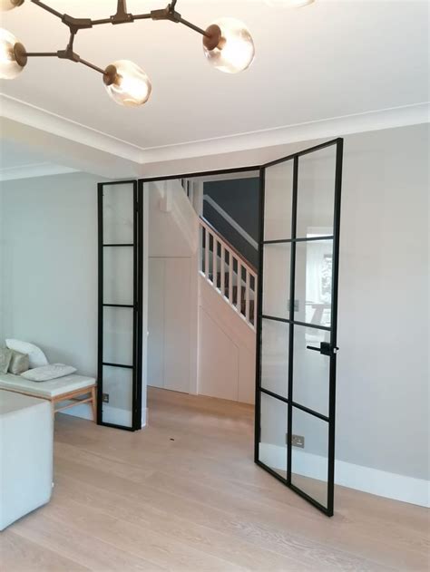 black glass office doors