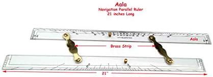 Aala Survey Drawing Instruments Navigation Parallel Ruler -21 Inches ...