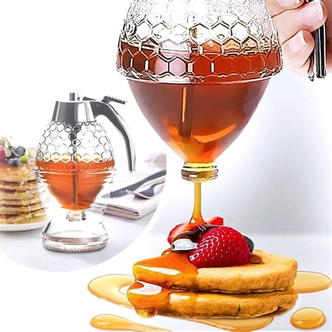 Amazon.com: Glass Honey Dispenser – No Drips, No Trails – CLEVLI Honey ...