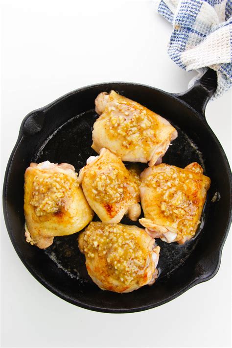 Easy Baked Honey Mustard Chicken Thighs - Made In A Pinch