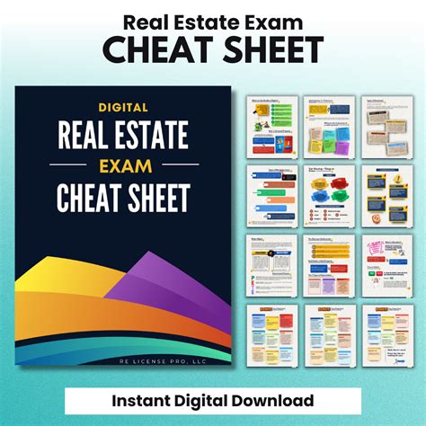 Real Estate Exam "Cheat Sheet" – Study with Dee