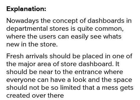 Display of fresh arrivals in departmental stores long answer - Brainly.in