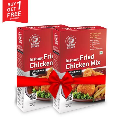 Fried Chicken Mix | Spicy & Crispy Treat | Buy 1 Get 1 – Grain N Grace