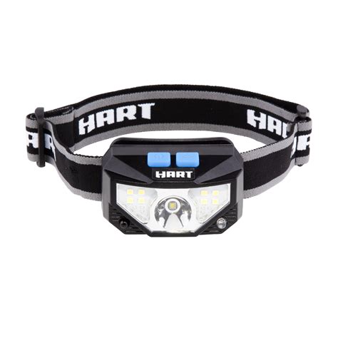 HART Rechargeable LED Headlamp, Hands Free, Adj. Headband, 5 Lighting Modes, Tilt Head, 500 ...