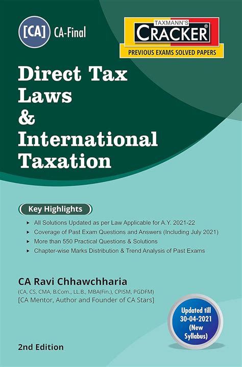 Buy Taxmann's CRACKER for Direct Tax Laws & International Taxation ...