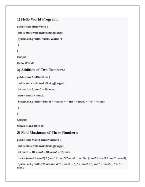 Image result for Java Basic Programs HelloWorld