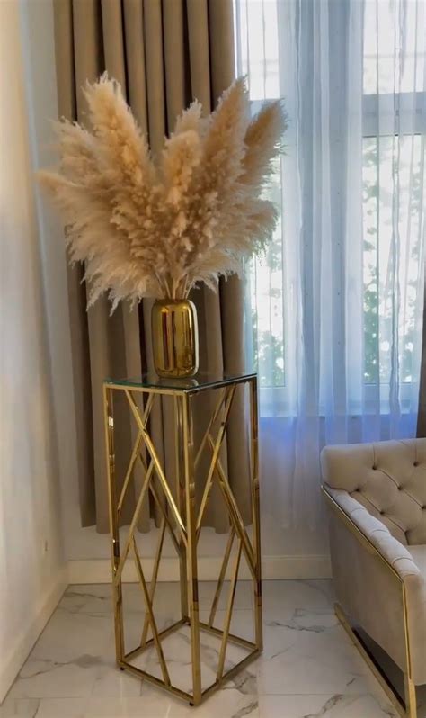 Pampas Grass Arrangement for Cozy Living Room Decor