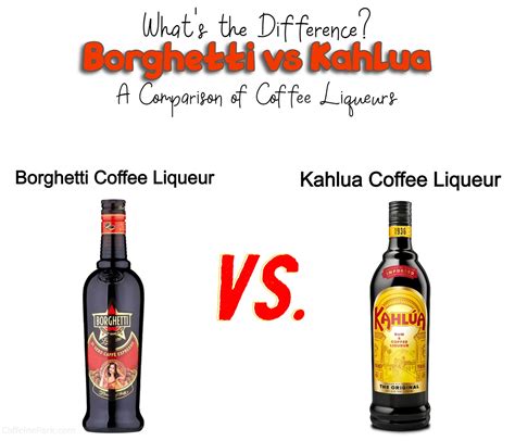 Borghetti Coffee Liqueur vs Kahlua: What's the Difference?