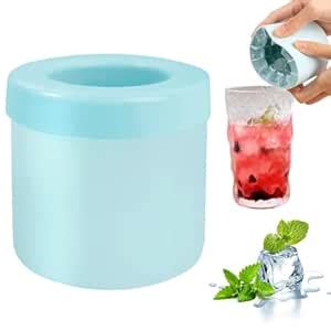 Buy INNPOLE Cylinder Silicone Ice Cube Mold, New 3D Ice Cubes Maker ...
