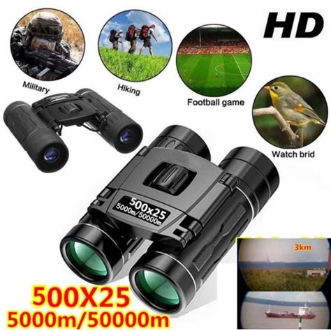 Binóculos 500 x 25 HD Potente Com Longo Alcance 5000m/50000m | Shopee ...