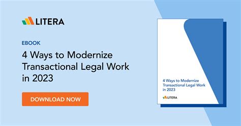 4 Ways to Modernize Transactional Legal Work | Litera