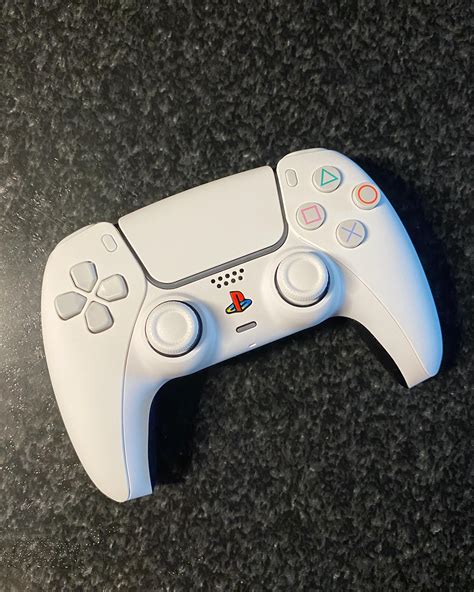 White Themed PS5 Controller I Built : r/playstation
