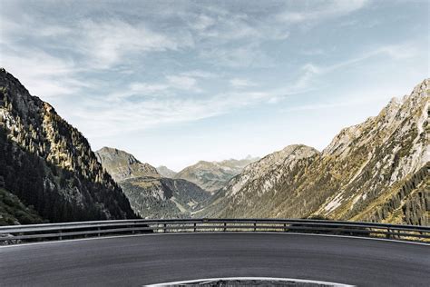 Mountain Road With Panorama Scenery View Free Stock Photo | picjumbo