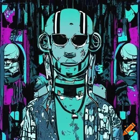 Futuristic rap concert poster with cyberpunk theme on Craiyon